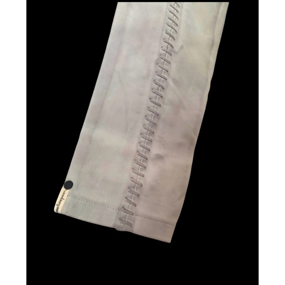 One Teaspoon Leather Distressed Vintage Wash Stitched Pants NWT - Picture 5 of 6